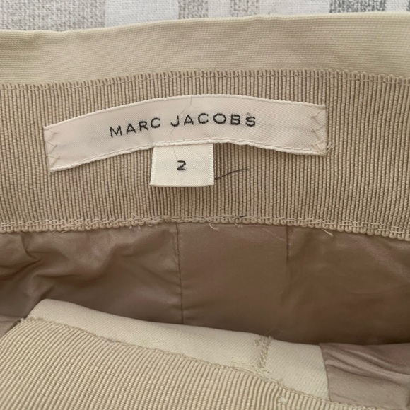 Marc Jacobs Silk Bow Skirt size 2 beige - Picture 6 of 7